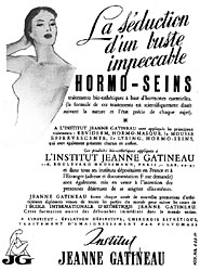 Advert Jeanne Gatineau 1952